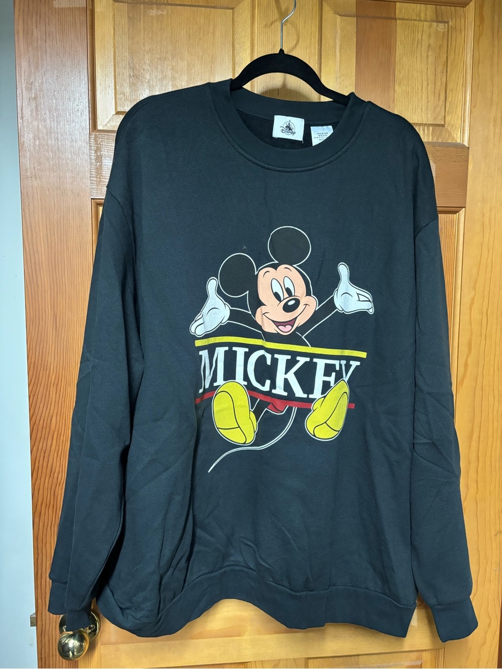 Mickey Black Graphic Sweatshirt-NWT